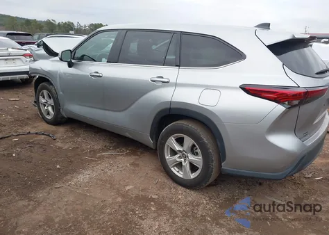 2022 Toyota Highlander Le from USA, damaged, VIN 5TDZZRAH5NS132715